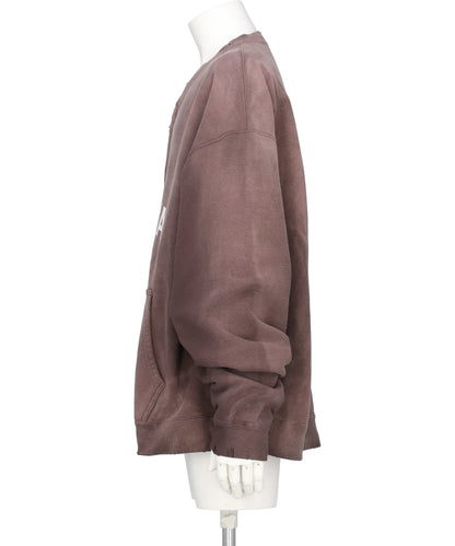 “KAMIYA LOGO” DISTRESSED ZIPSWEAT JACKET