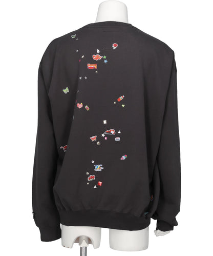 KIDS STICKER SWEAT PULLOVER