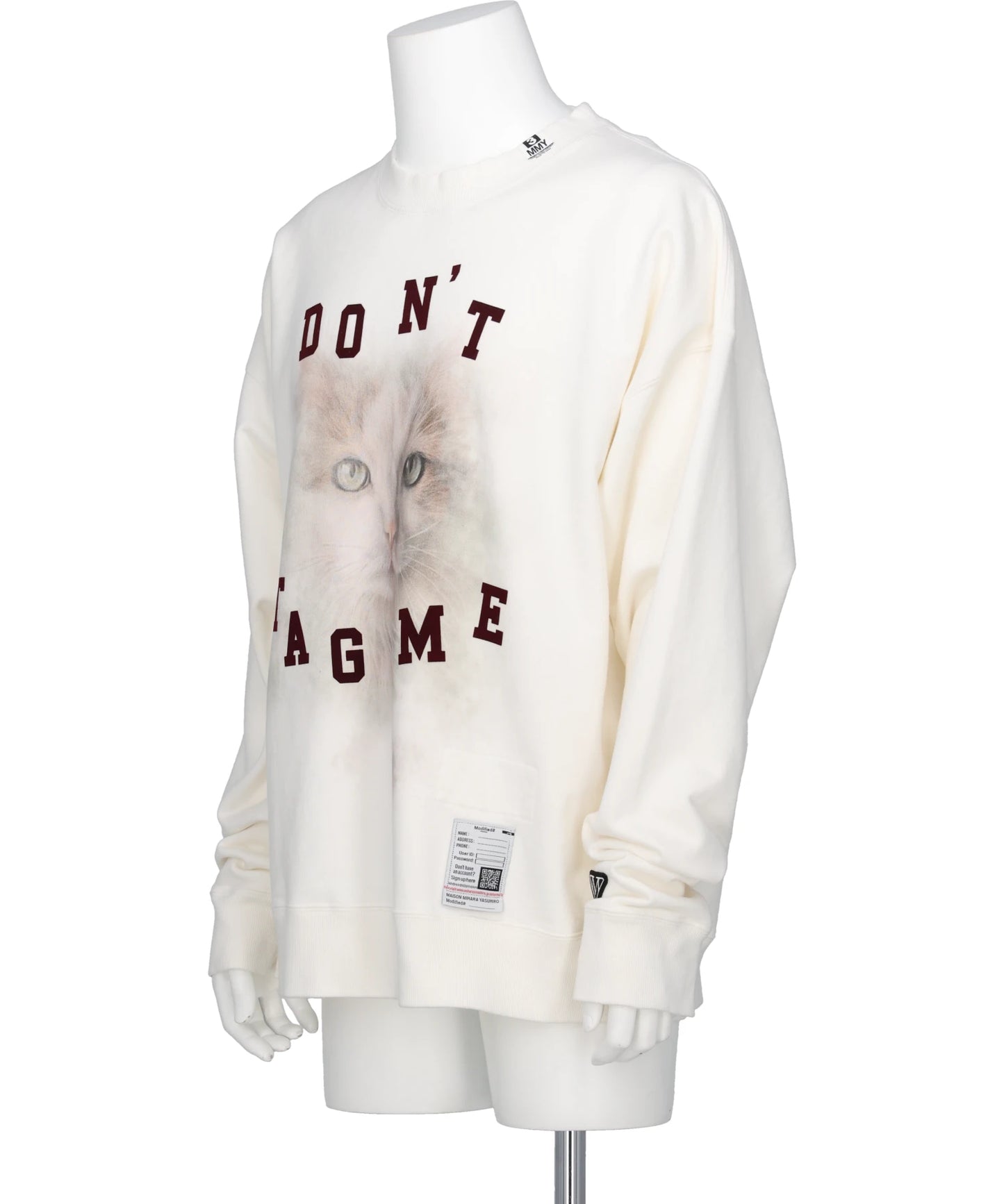 CAT PRINTED SWEAT PULLOVER