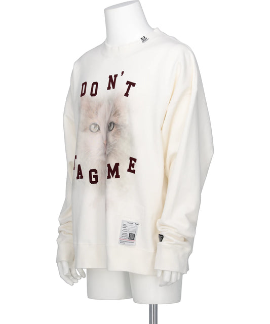 CAT PRINTED SWEAT PULLOVER