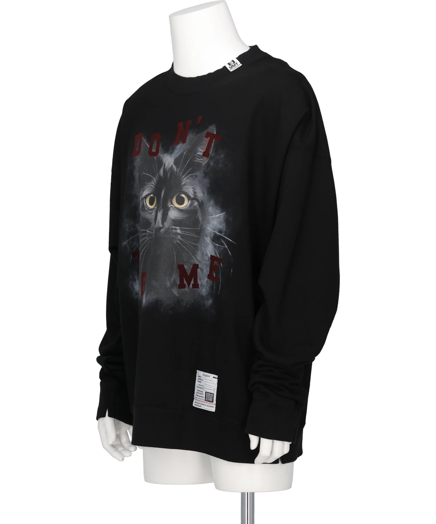 CAT PRINTED SWEAT PULLOVER