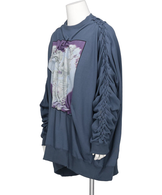 KIDILL×CREATE CLAIR  PULLOVER SWEAT ARTWORK BY TREVOR BROWN