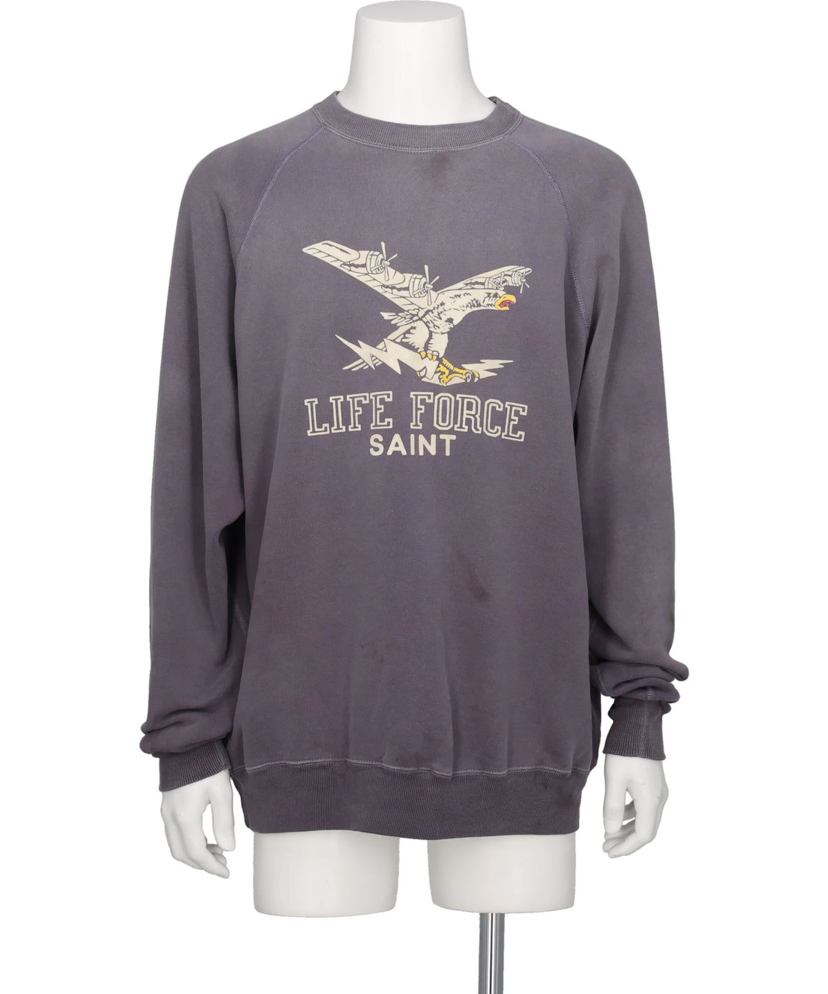 SAINT Mxxxxxx（セント マイケル)RAGLAN CRW N SWT/LIFE FORCE