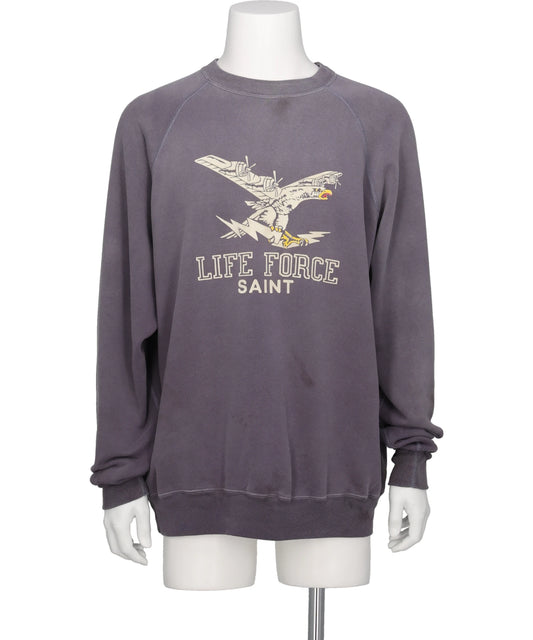 SAINT Mxxxxxx（セント マイケル)RAGLAN CRW N SWT/LIFE FORCE