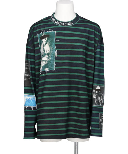 TALKING ABOUT THE ABSTRACTION ART REPLICA MOCK NECK SWEAT