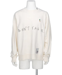 Maison MIHARA YASUHIRO(メゾンミハラヤスヒ) 2026AW DON'T TAG ME. PRINTED SWEAT PULLOVER J17PO772