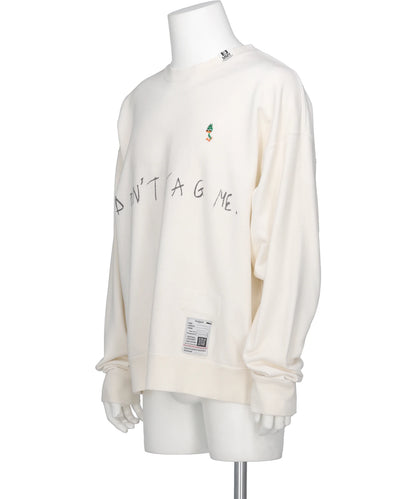 DON'T TAG ME. PRINTED SWEAT PULLOVER