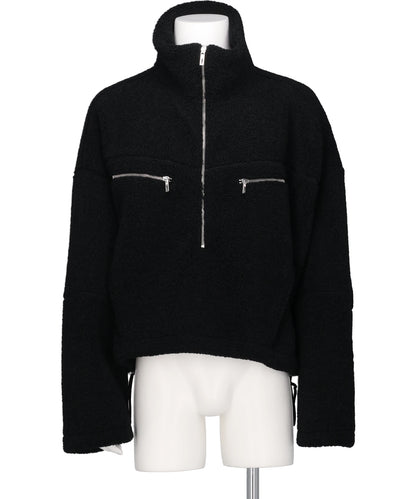 LGN LOUIS GABRIEL NOUCHI(ルイ・ガブリエル・ヌイッチ) 2026AW HALF-ZIP SHERPA SWEATSHIRT 0678-T328