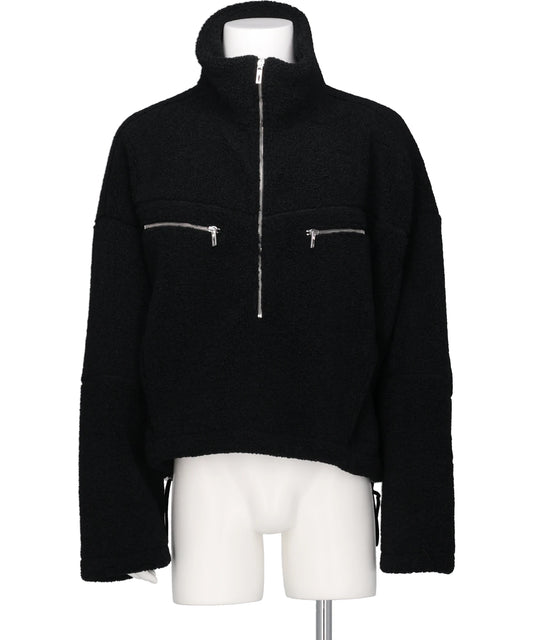 LGN LOUIS GABRIEL NOUCHI(ルイ・ガブリエル・ヌイッチ) 2026AW HALF-ZIP SHERPA SWEATSHIRT 0678-T328