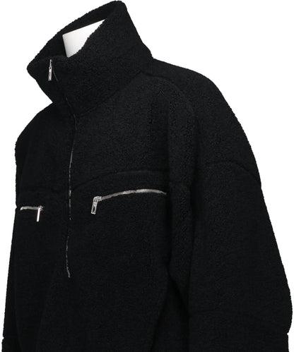 HALF-ZIP SHERPA SWEATSHIRT