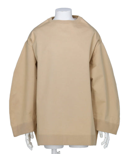 STONE WASHED COTTON SWEAT