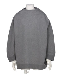 STONE WASHED COTTON SWEAT