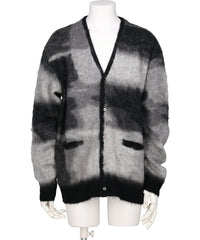 YOKE(ヨーク)KID MOHAIR JACQURAD CARDIGAN - BEAM