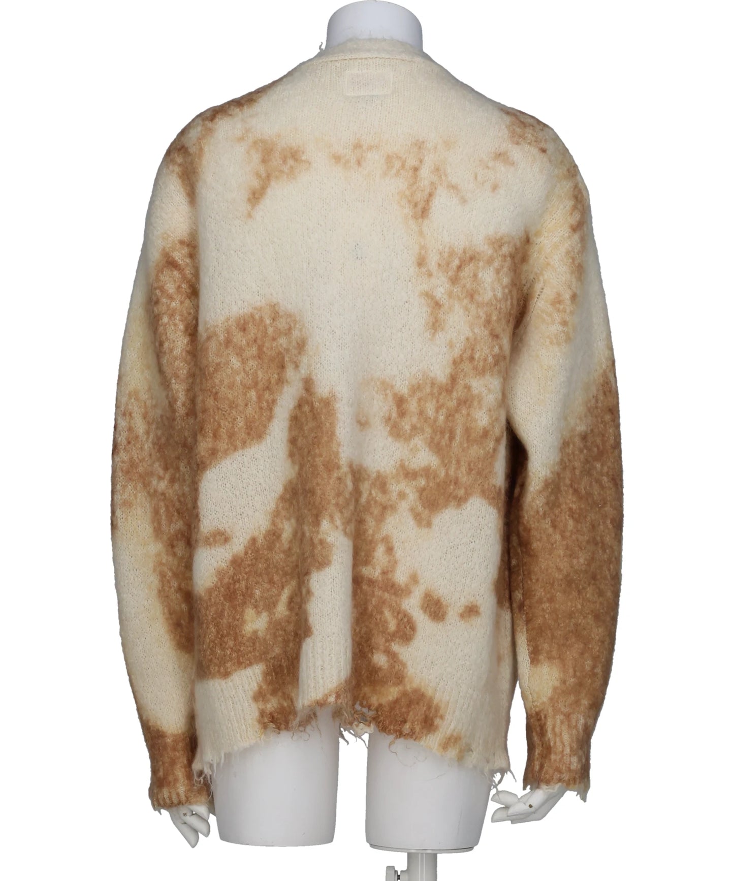 DISTRESSED MOHAIR CARDIGAN