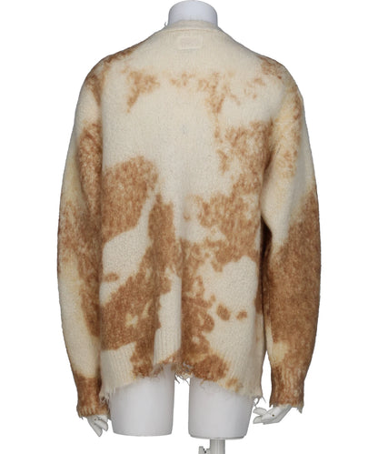 DISTRESSED MOHAIR CARDIGAN