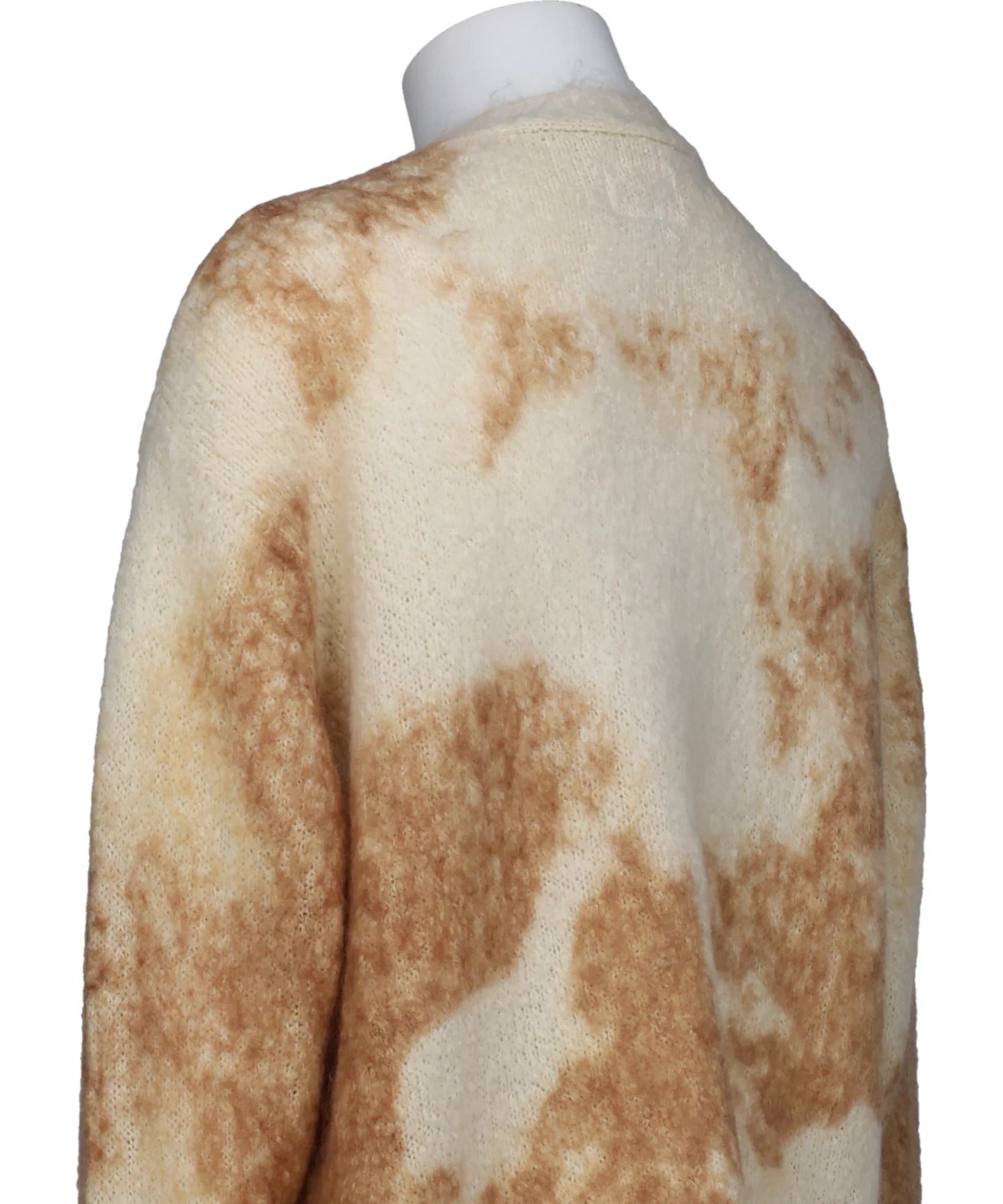 DISTRESSED MOHAIR CARDIGAN