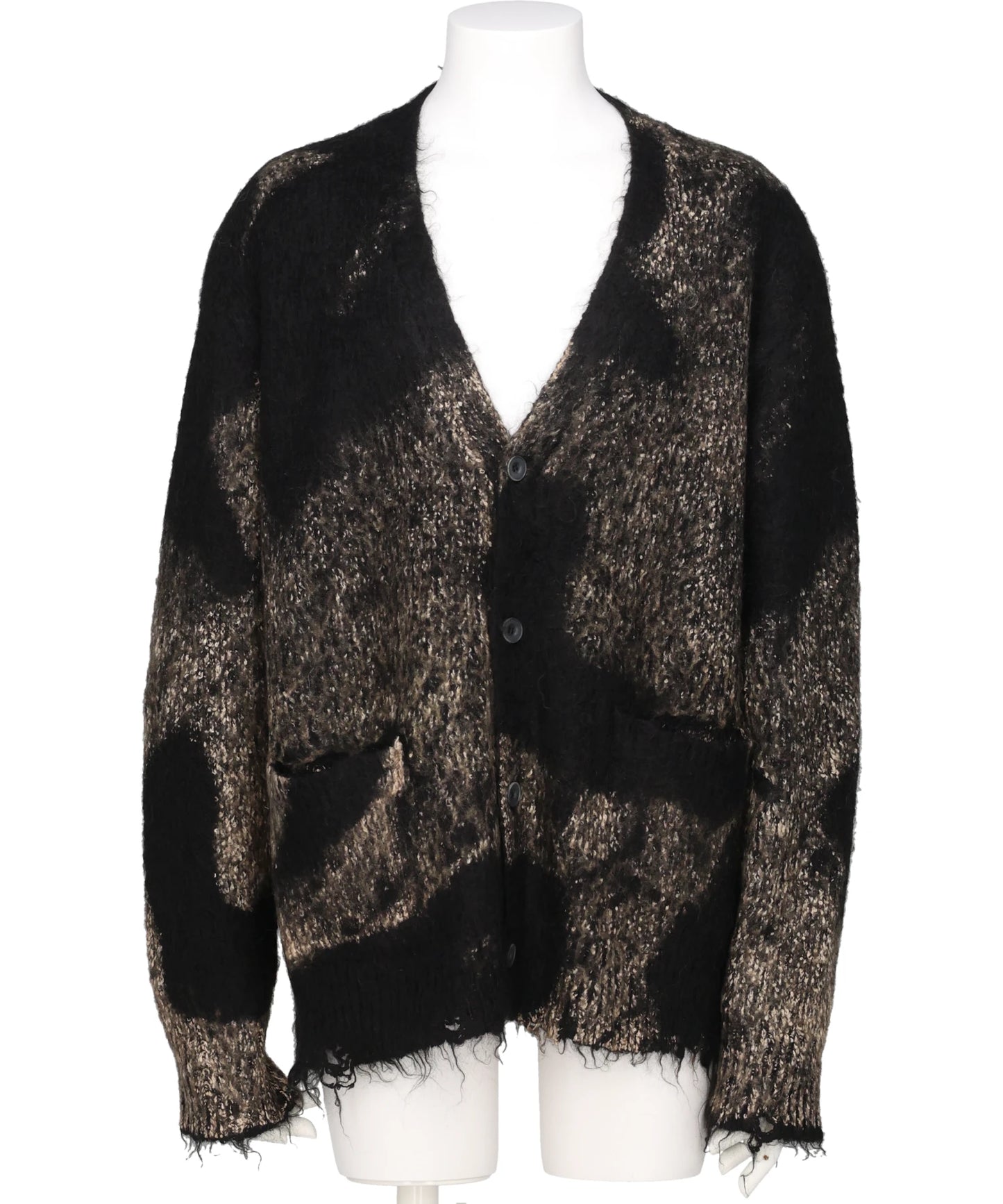 KAMIYA(カミヤ)DISTRESSED MOHAIR CARDIGAN