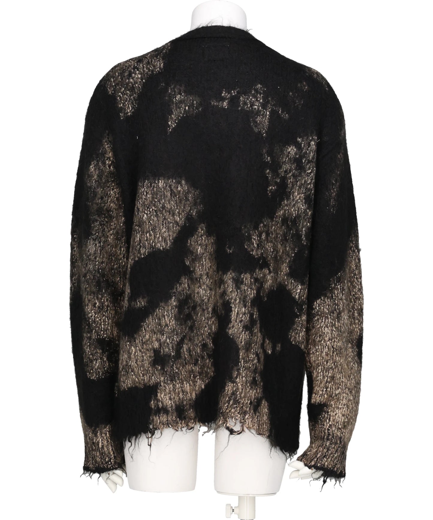 DISTRESSED MOHAIR CARDIGAN