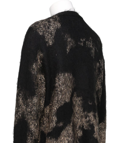 DISTRESSED MOHAIR CARDIGAN