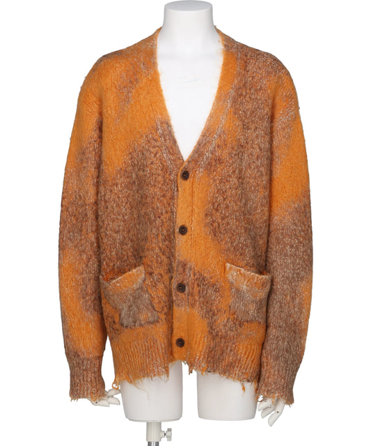 KAMIYA(カミヤ)DISTRESSED MOHAIR CARDIGAN