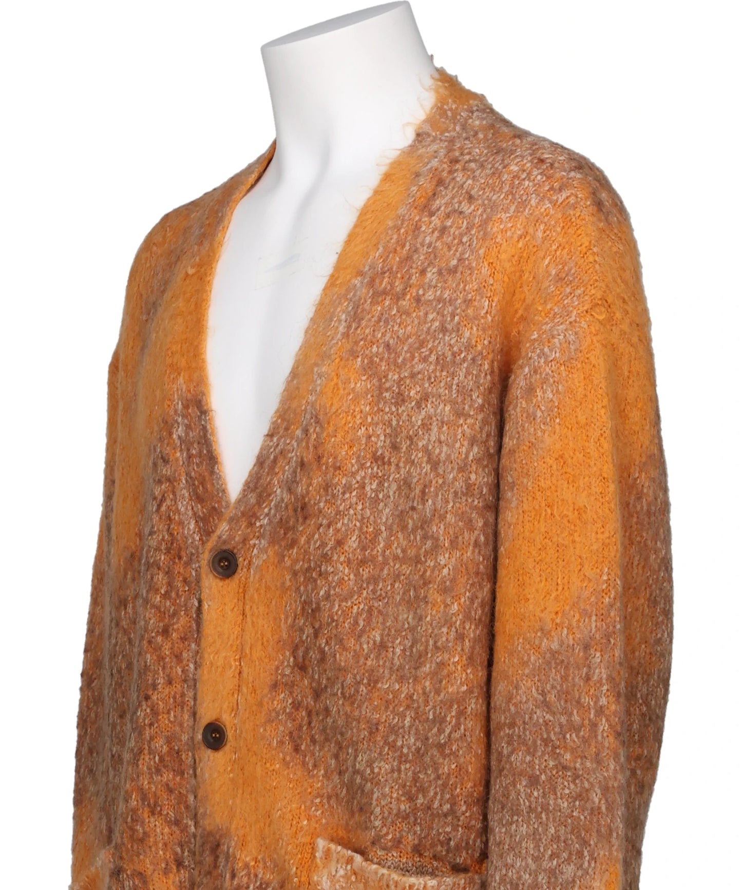 DISTRESSED MOHAIR CARDIGAN