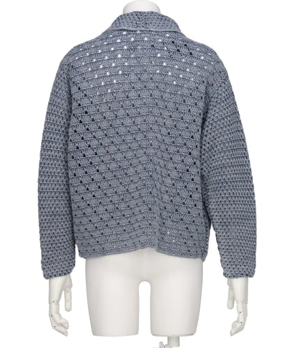 PIGMENT HAND-KNITTING CARDIGAN