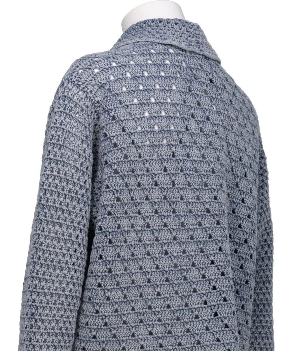 PIGMENT HAND-KNITTING CARDIGAN