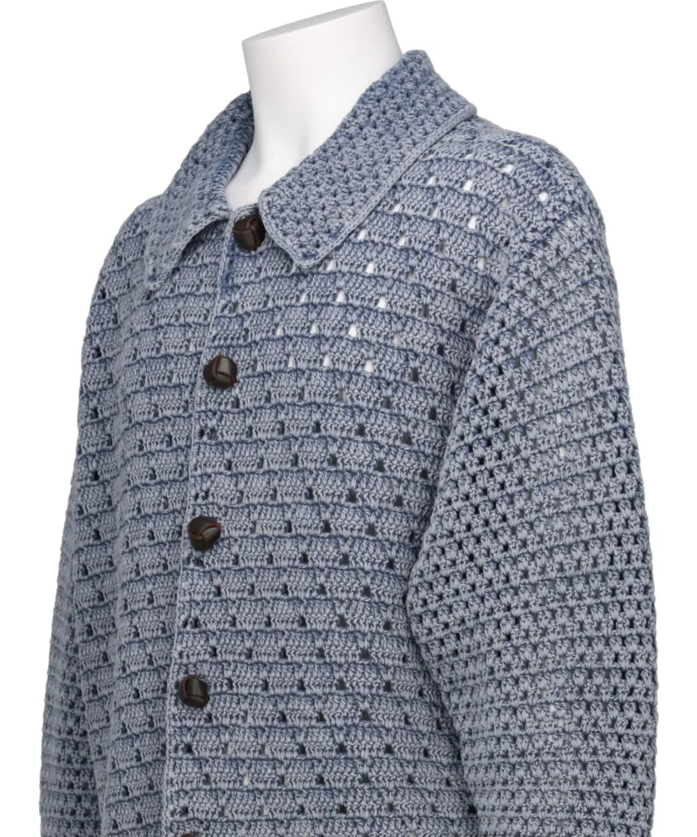 PIGMENT HAND-KNITTING CARDIGAN
