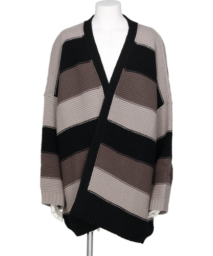 Rick Owens(リックオウエンス)PITTI CARDIGAN - BLACK/PEARL/DUST