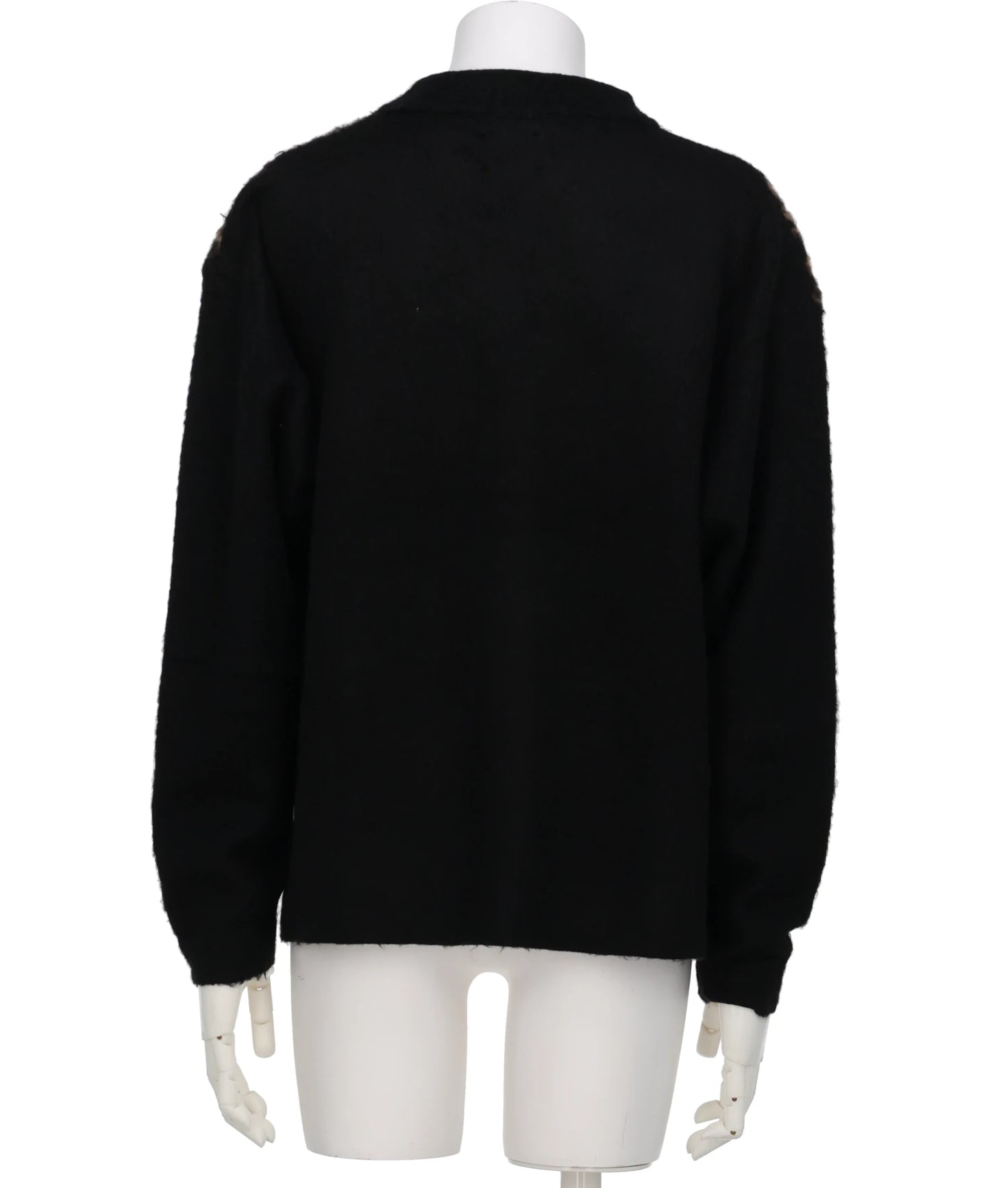 KNIT CARDIGAN/LEOPARD