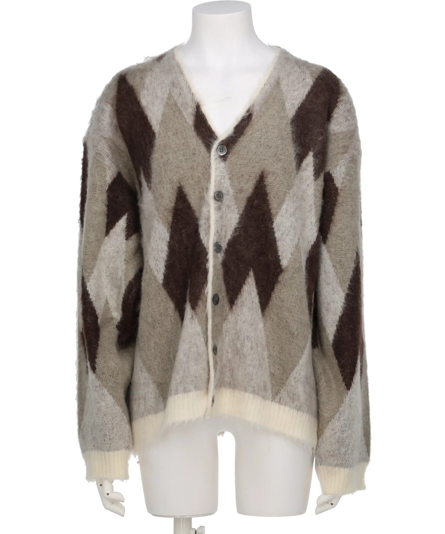 SAINT Mxxxxxx(セントマイケル) KNIT CARDIGAN/ARGYLE – MIDWEST