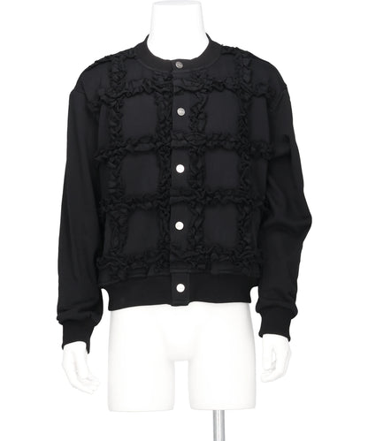 VIVIANO(ヴィヴィアーノ) 2026SS RUFFLE JERSEY CARDIGAN *VM-SS26-T02