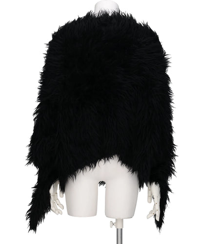 BIRD WING FUR CARDIGAN