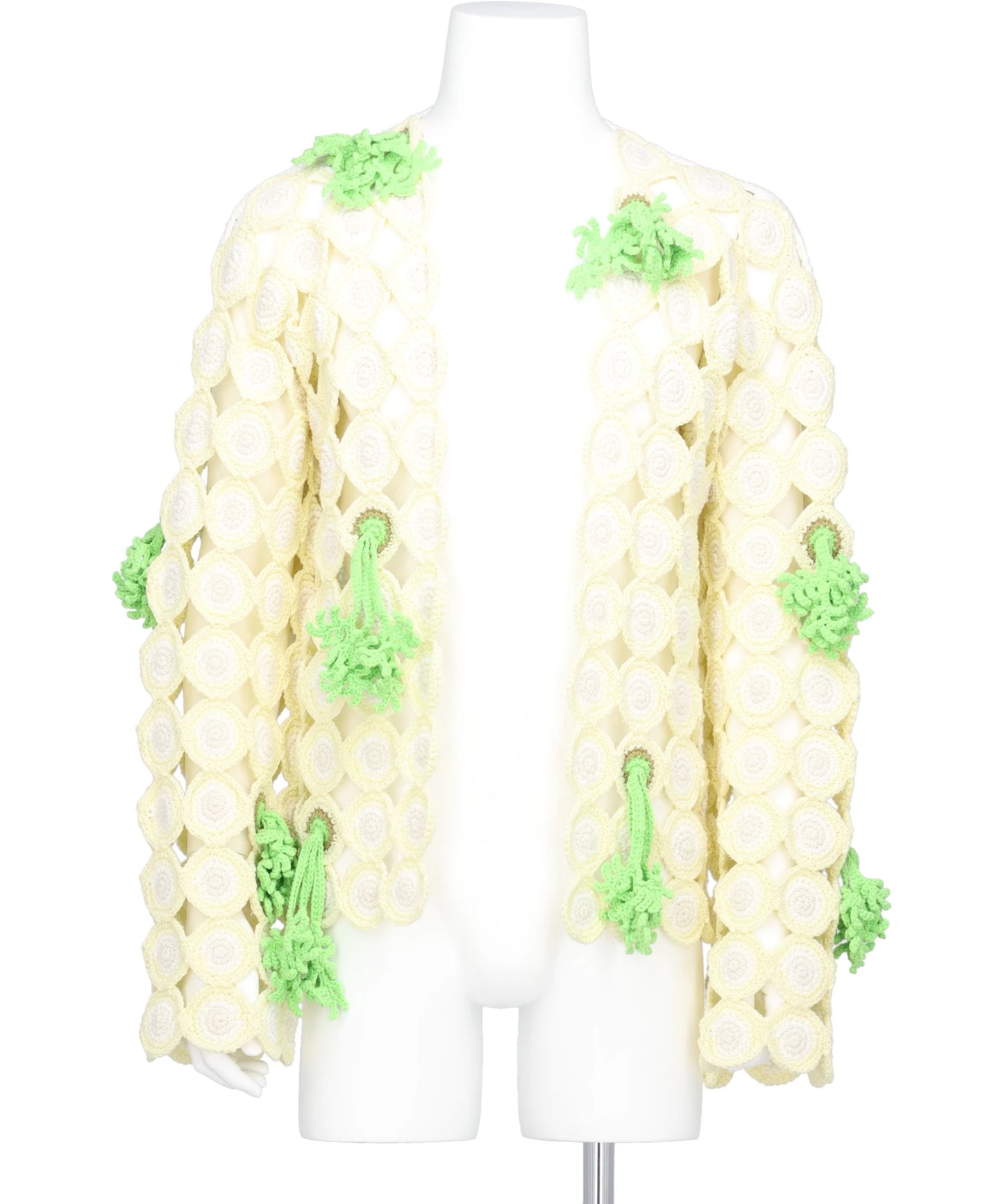 SLICED CARROT CROCHET CARDIGAN