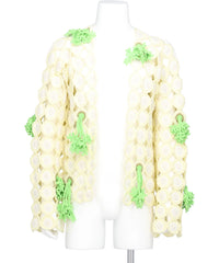 SLICED CARROT CROCHET CARDIGAN