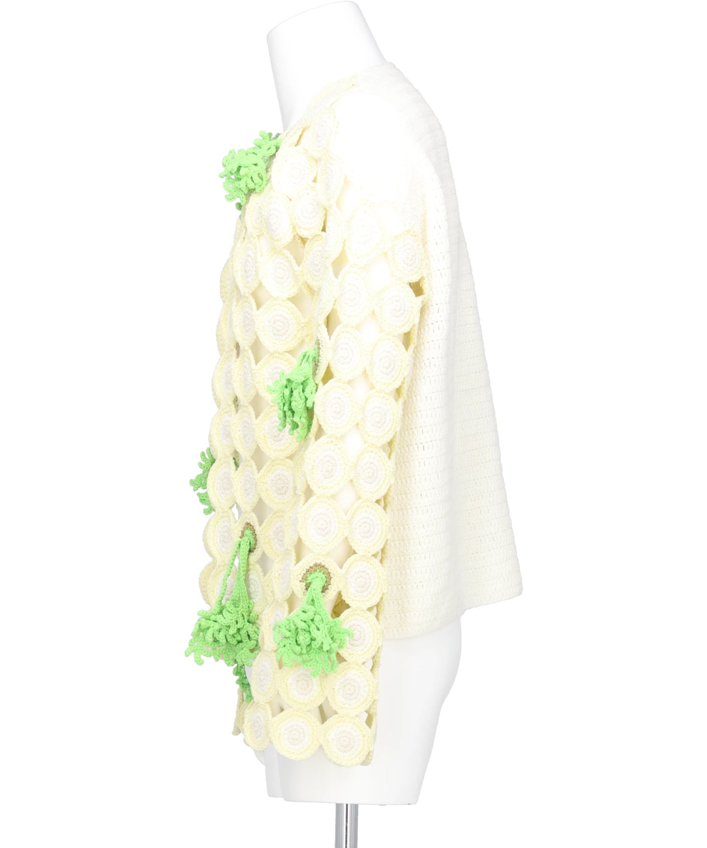 SLICED CARROT CROCHET CARDIGAN