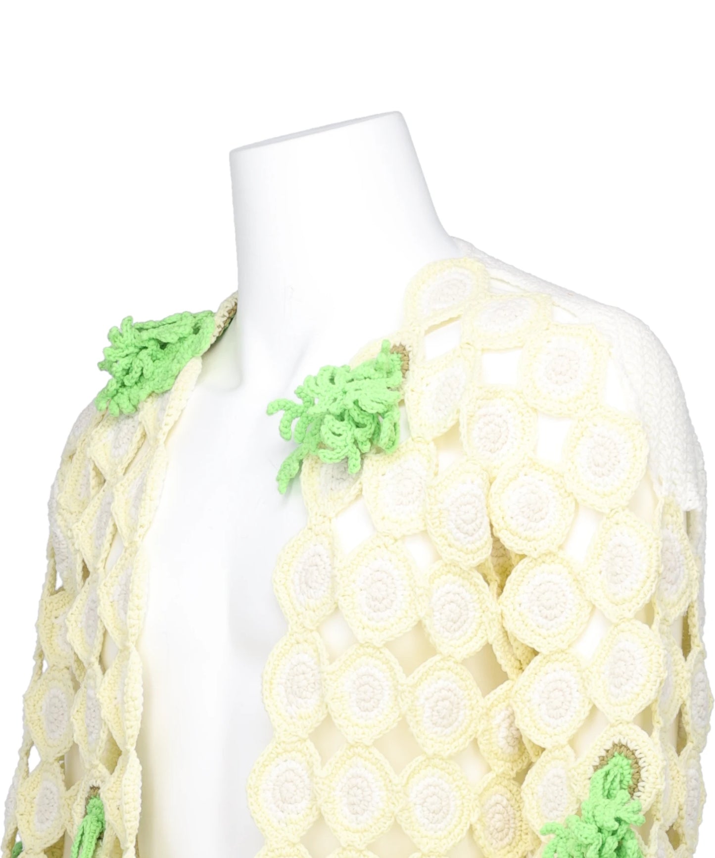 SLICED CARROT CROCHET CARDIGAN