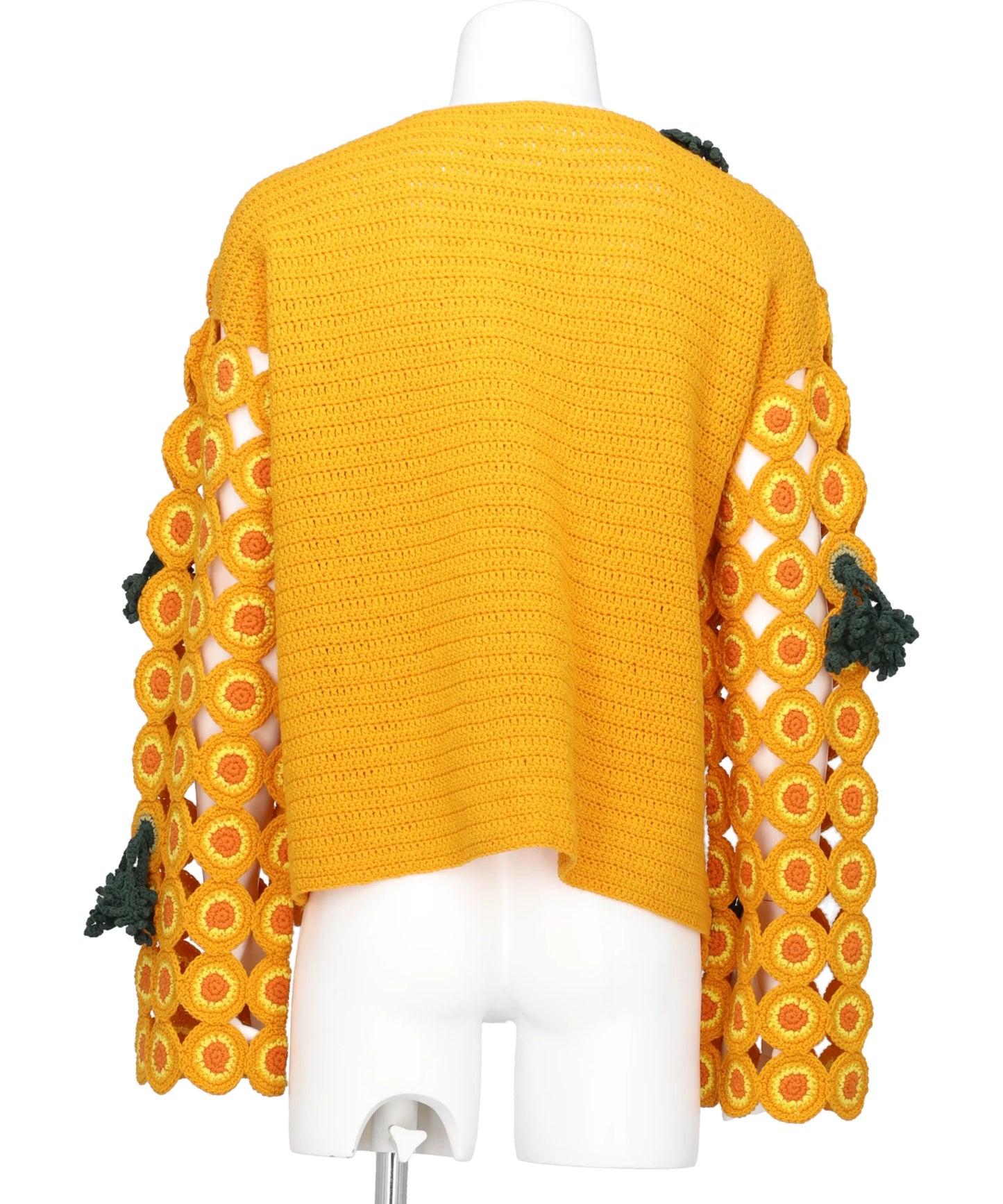 SLICED CARROT CROCHET CARDIGAN