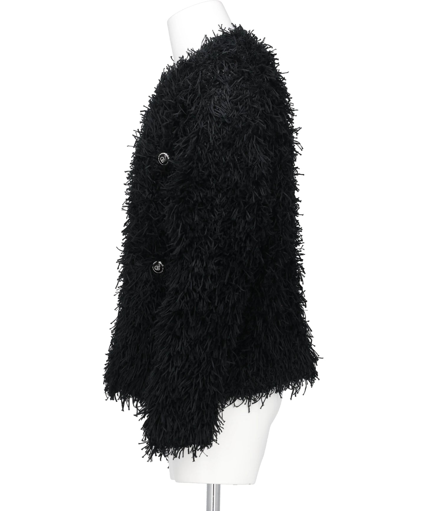 STRAW TWEED KNIT CARDIGAN