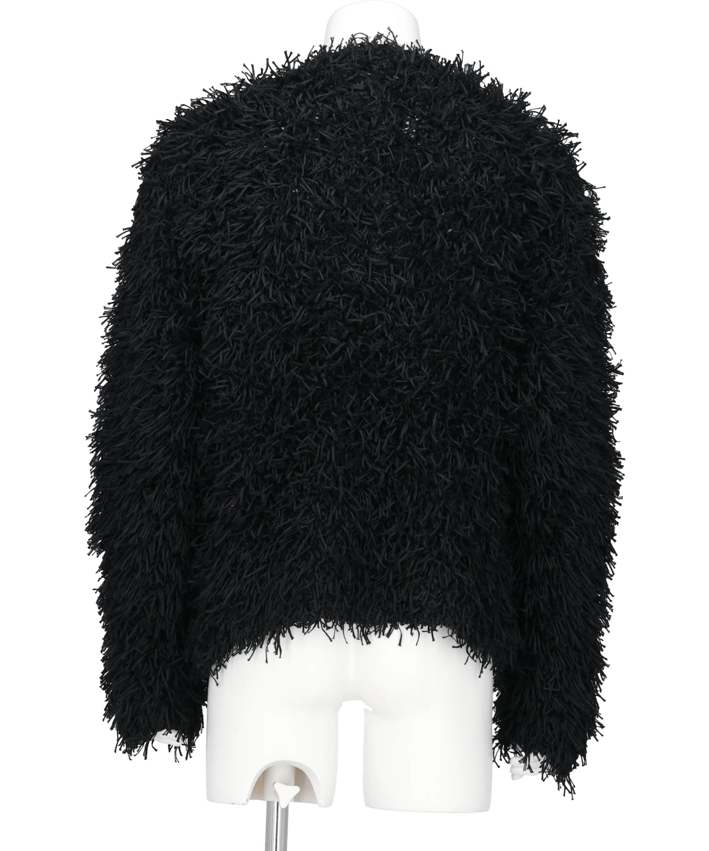 STRAW TWEED KNIT CARDIGAN