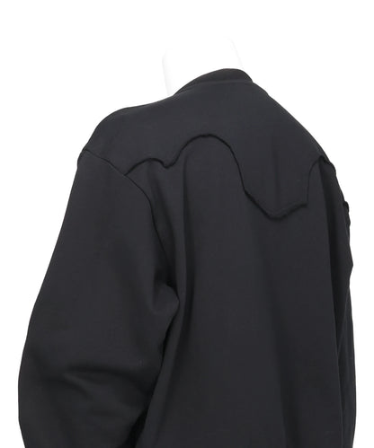 HAND EMBROIDERED JERSEY CARDIGAN