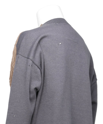 COMBINED KNIT CARDIGAN