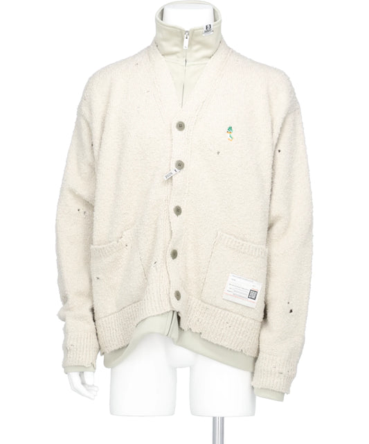 Maison MIHARA YASUHIRO(メゾンミハラヤスヒロ) 2026SS LAYERED KNIT CARDIGAN A16CD531