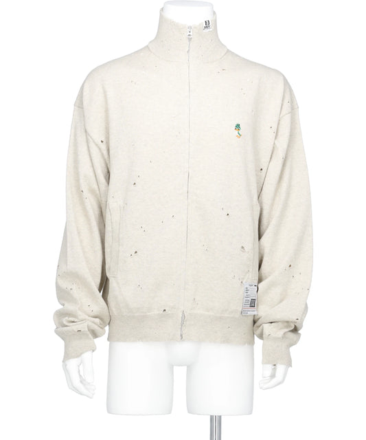 DISTRESSED KNIT CARDIGAN