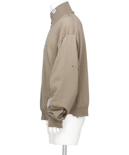 DISTRESSED KNIT CARDIGAN