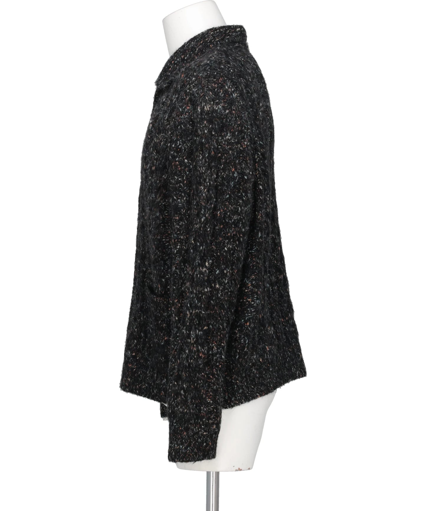 MULTICOLOR CABLE KNIT CARDIGAN