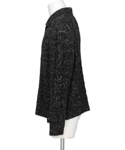 MULTICOLOR CABLE KNIT CARDIGAN