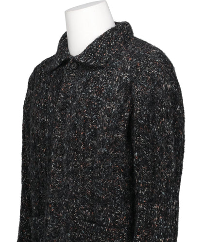 MULTICOLOR CABLE KNIT CARDIGAN
