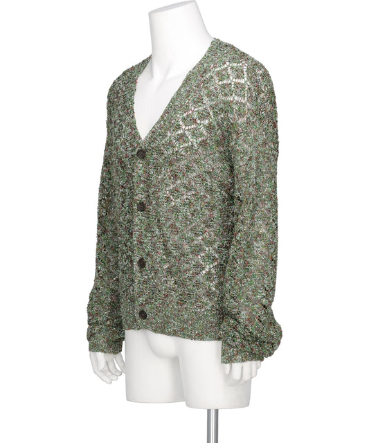 MULTI-COLORED KNIT CARDIGAN