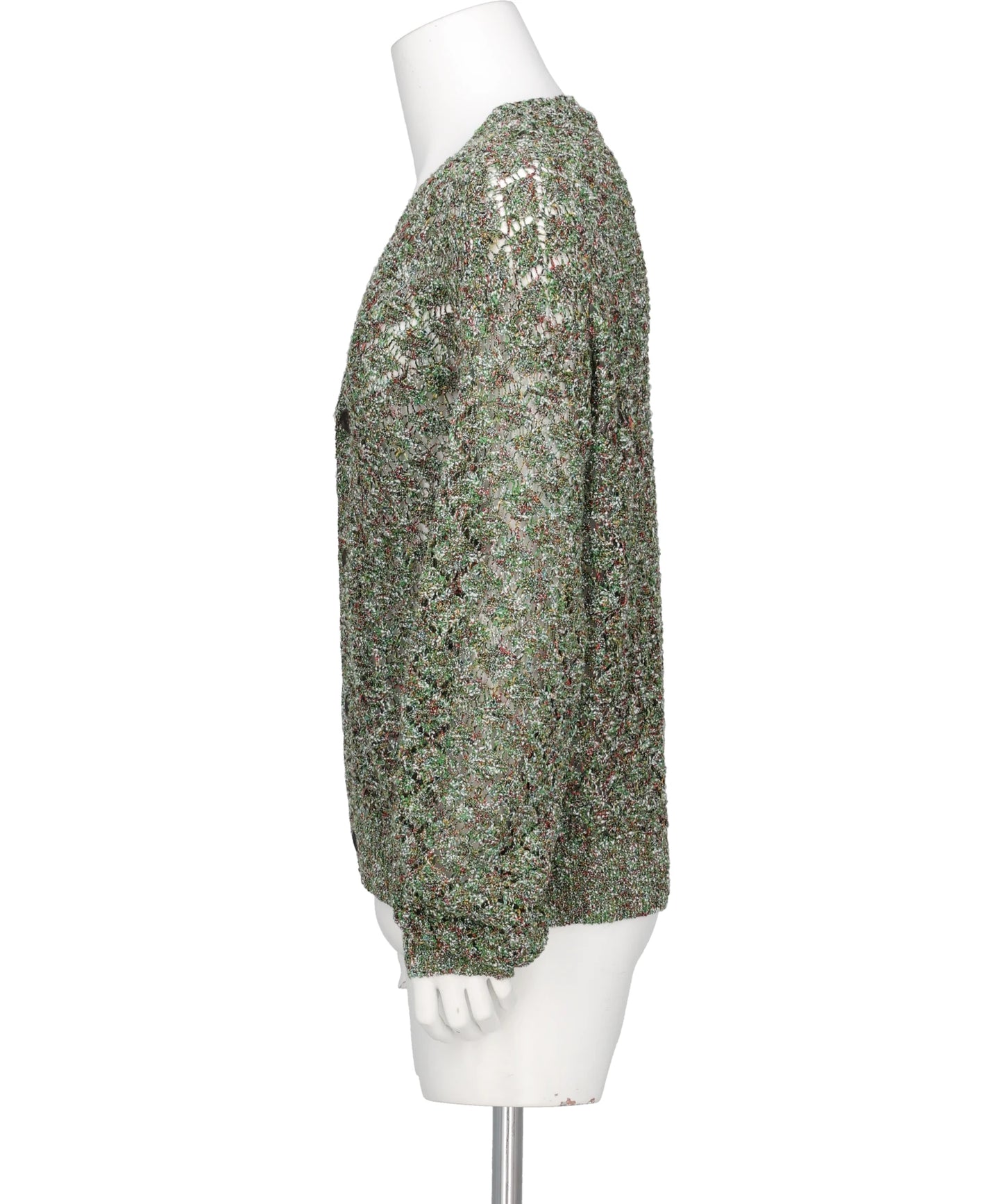 MULTI-COLORED KNIT CARDIGAN